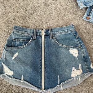 Carmar jean skirt